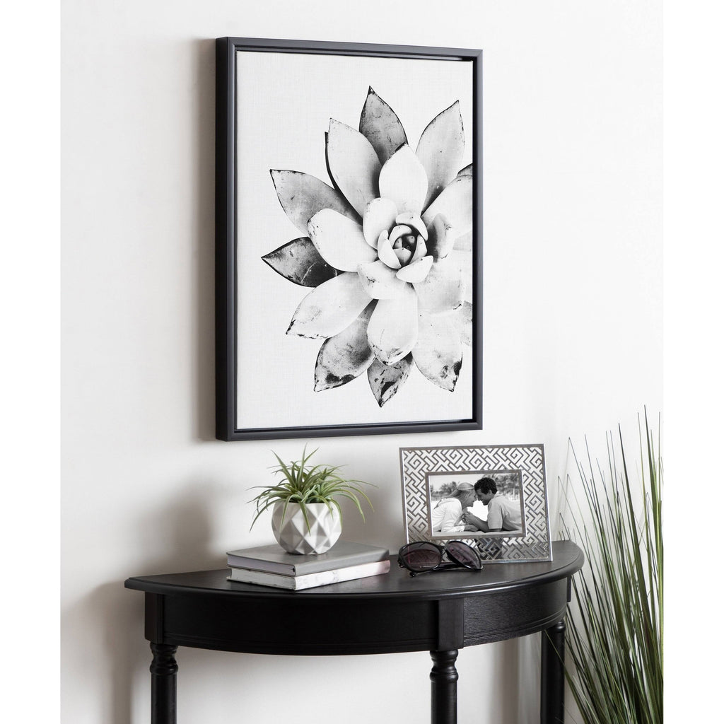 Black Framed Canvas K590013