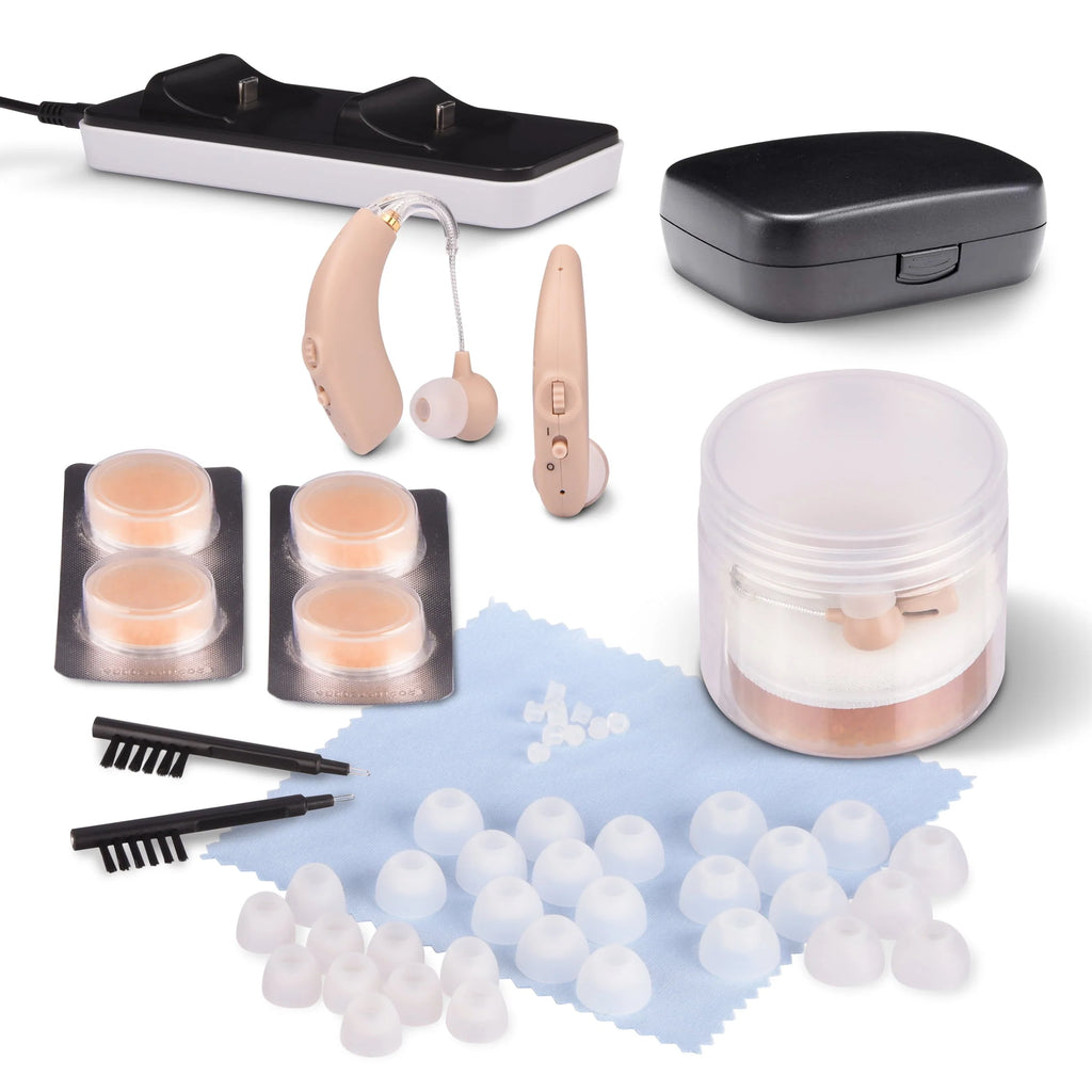 Beige Behind-the-Ear Hearing Aids D485
