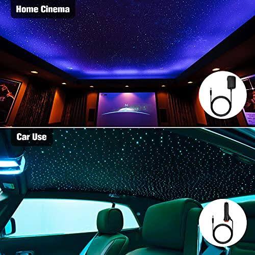 10W 300pcs 0.03in 9.8ft Bluetooth RGBW LED Fiber Optic L645580