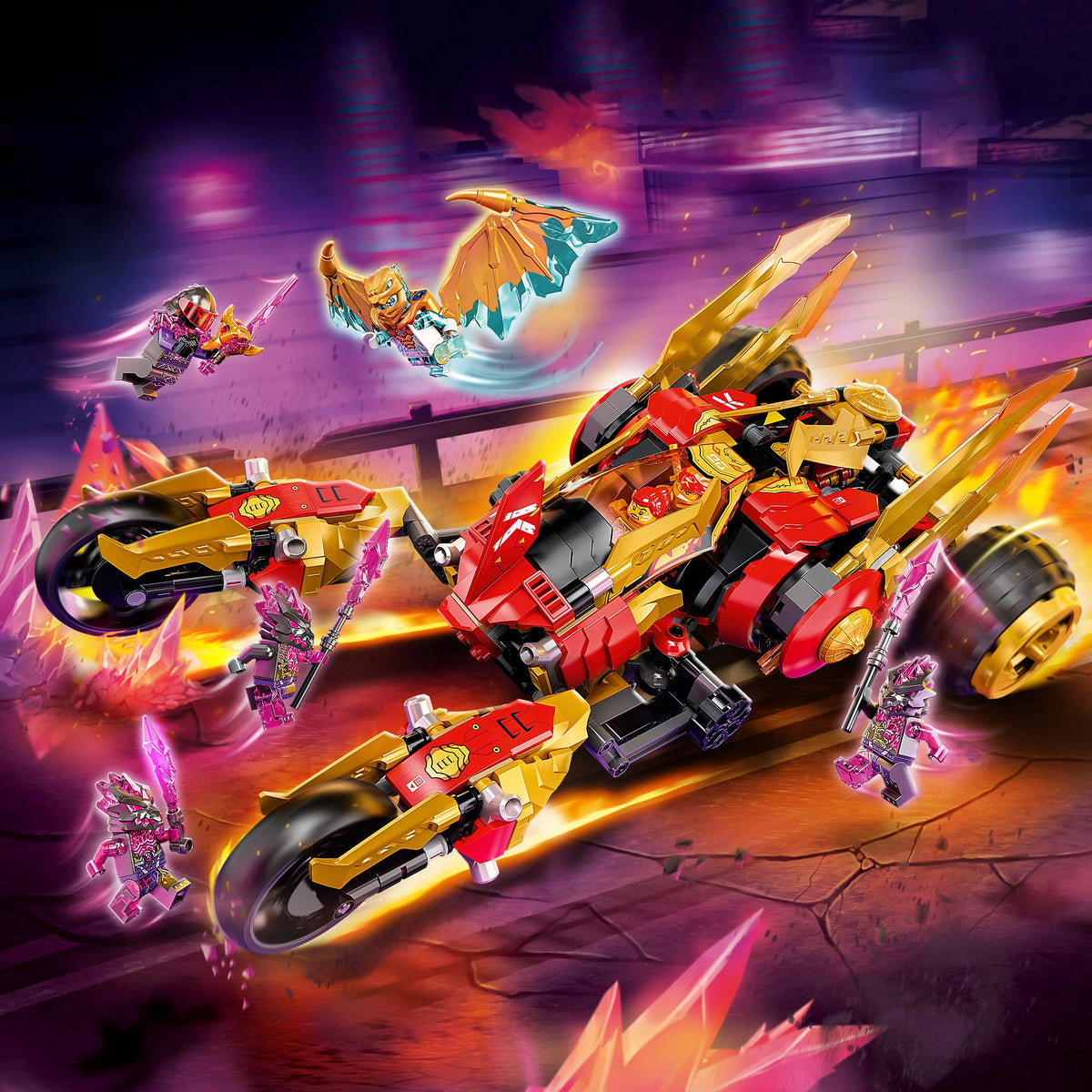 Multi-Terrain Car Toy Building Set for Kids Ages 8 Plus P321