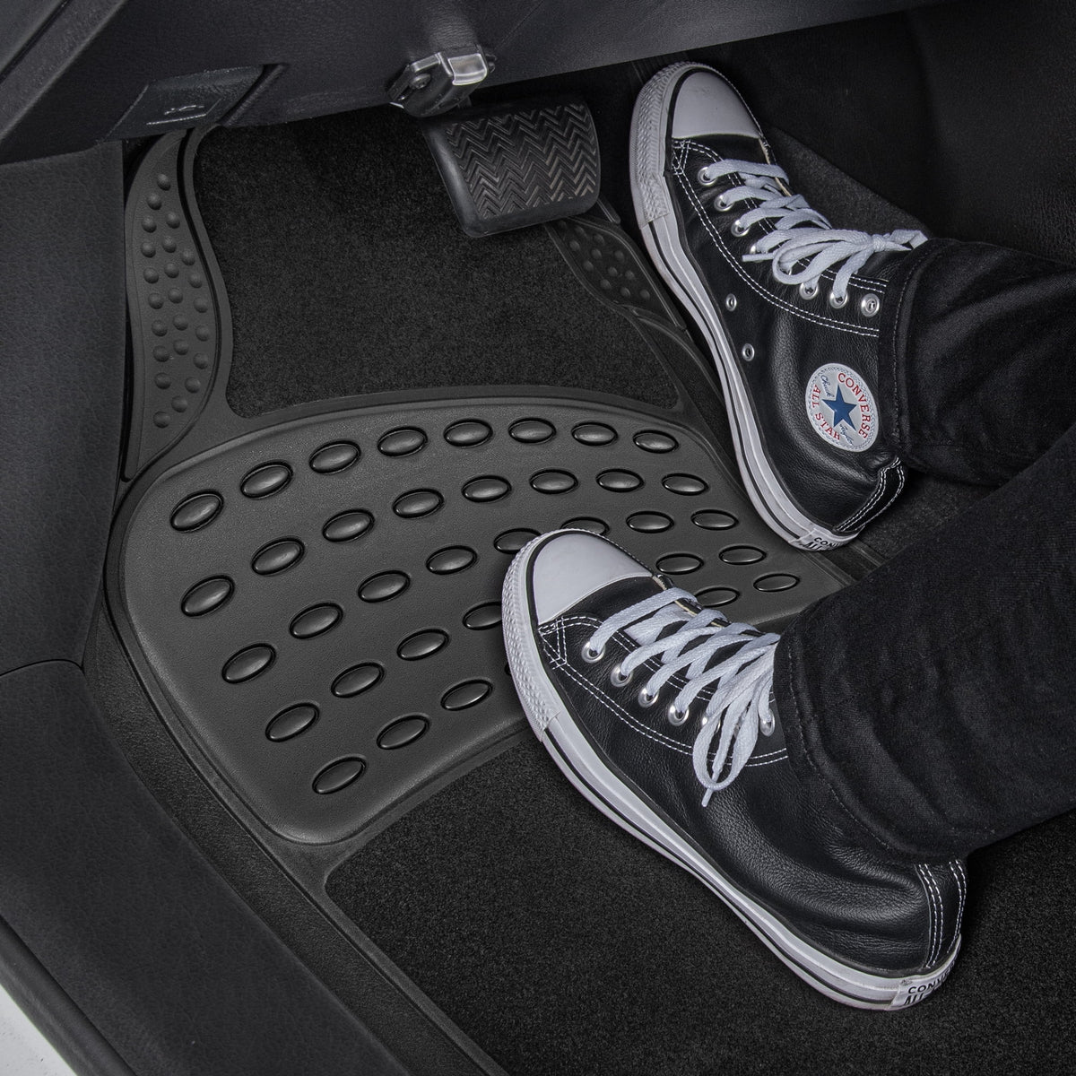 Universal Rubber & Carpet Floor Mats Set D415399