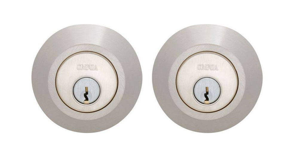 Satin Stainless Double Cylinder Deadbolt J1845