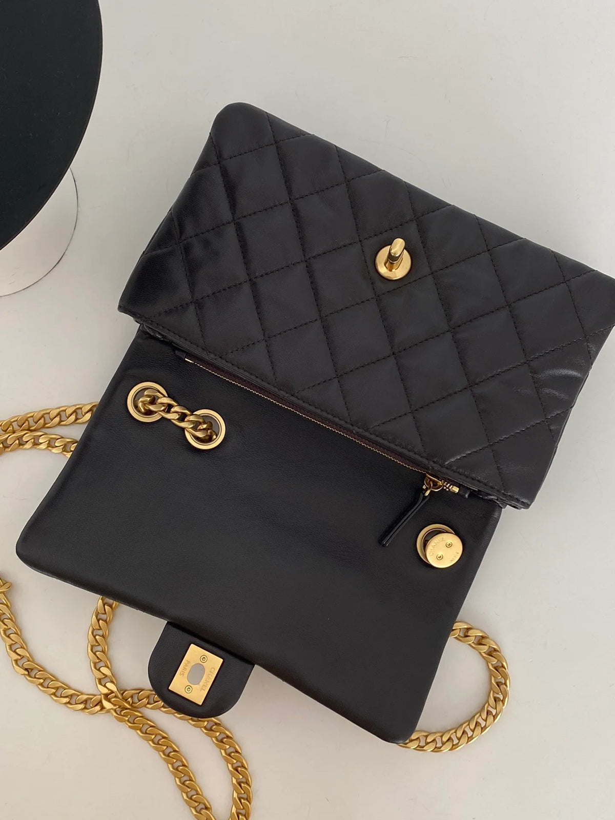 Black Small Flap Bag S108744