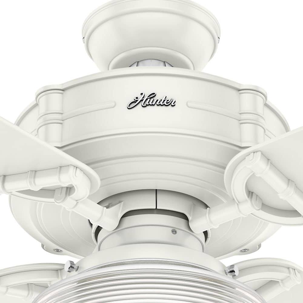 Fresh White Ceiling Fan with Light B6883