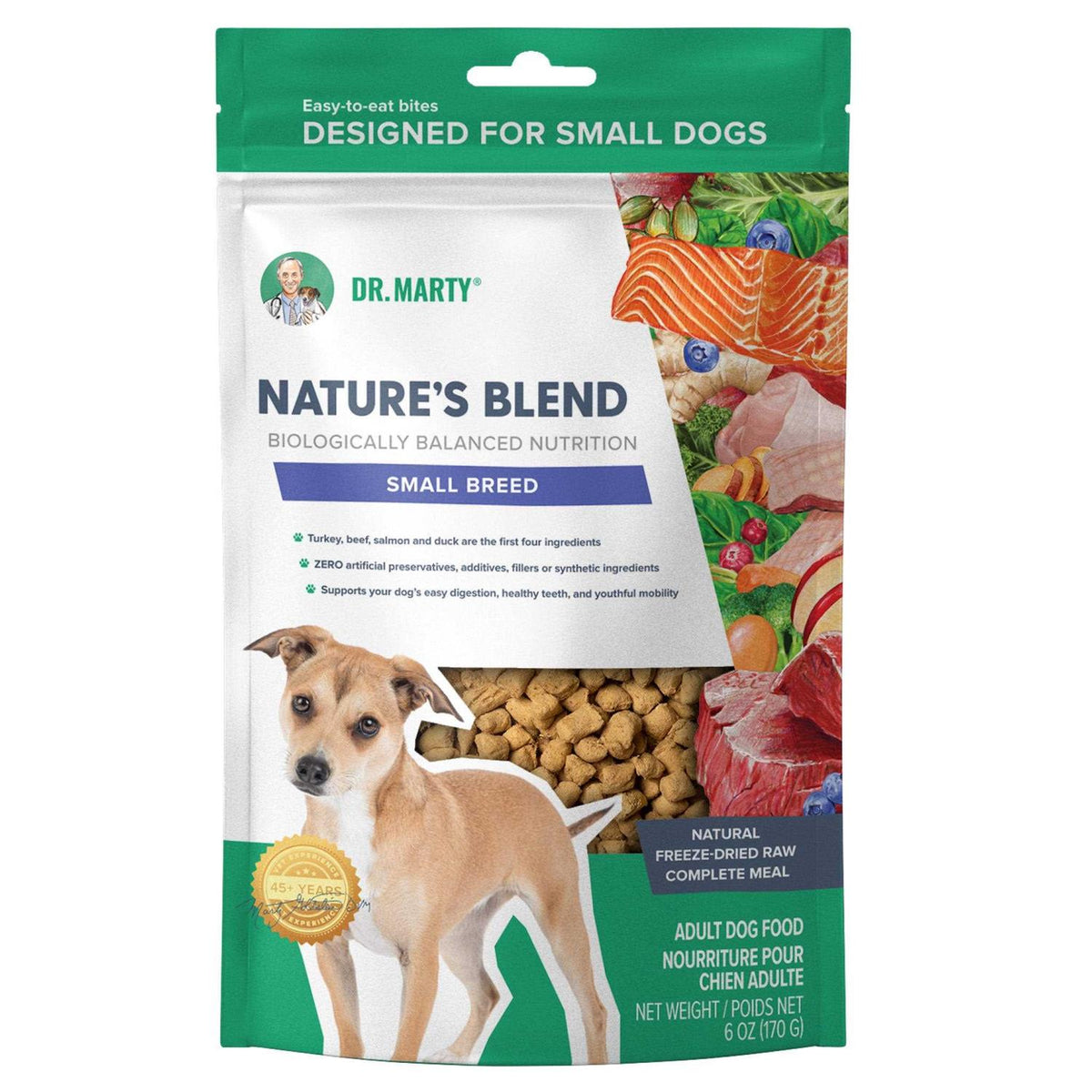Freeze Dried Raw Nature's Blend Small Breed Dog Food K5482