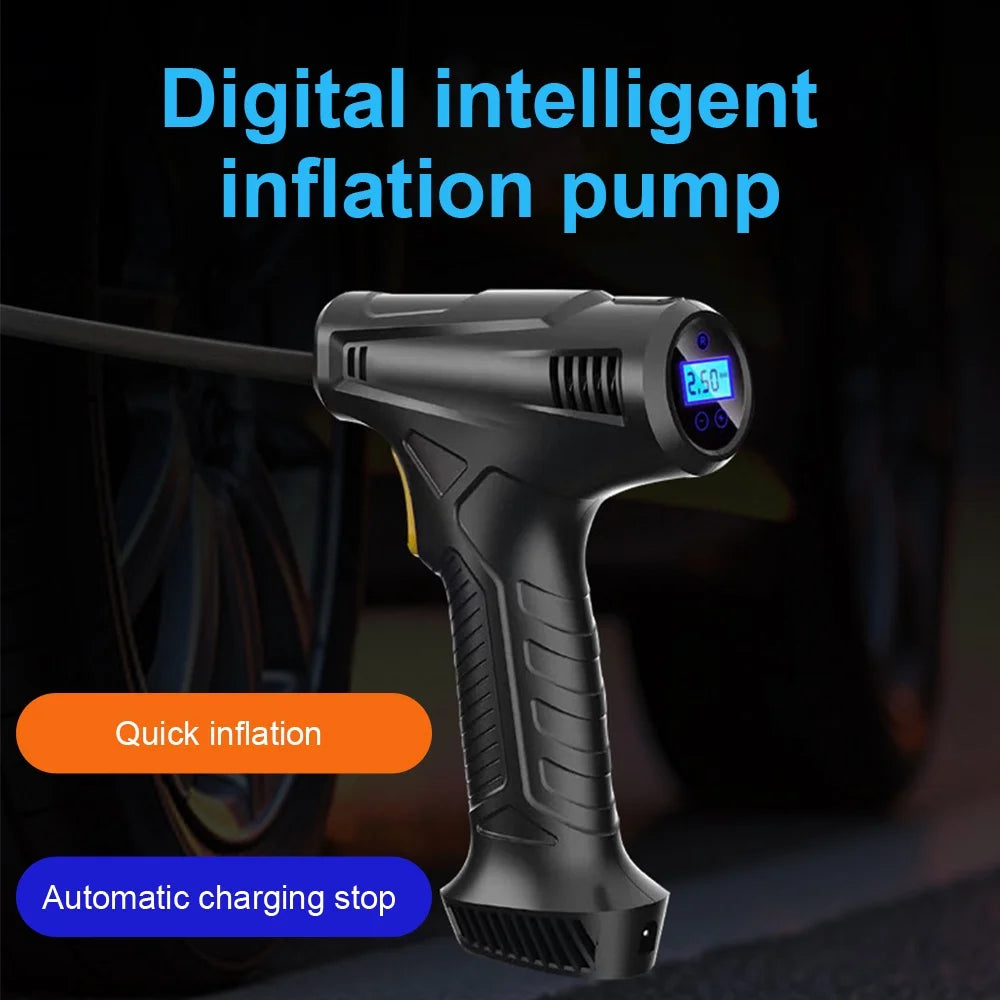 Portable Air Compressor 150 PSI Car Tire Pump S48796