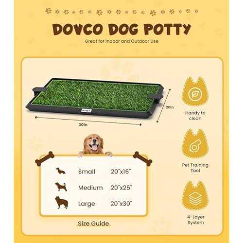 Super Absorbent Dog Grass Pad with Tray K2696