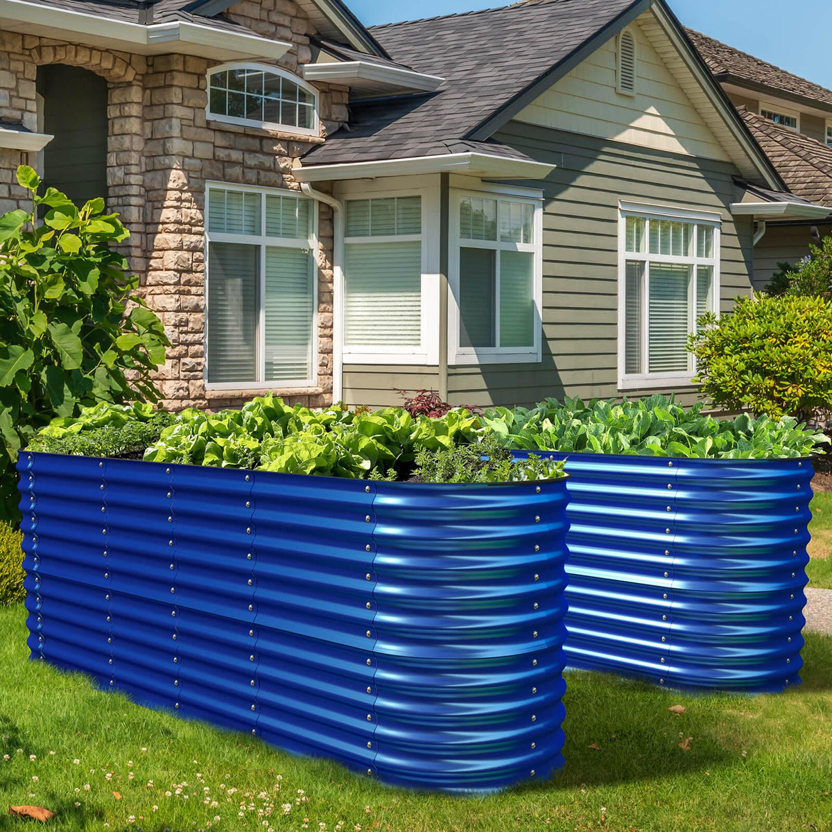 Cobalt Blue 32 Tall Raised Garden Bed O77466