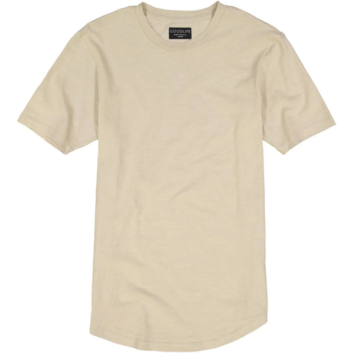 Slub Scallop Crew XL / Black H1150