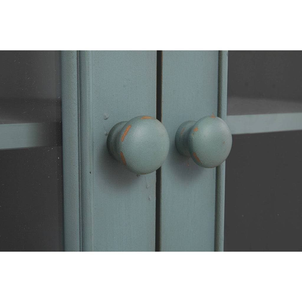 Antique Teal Door Accent Cabinet O775127