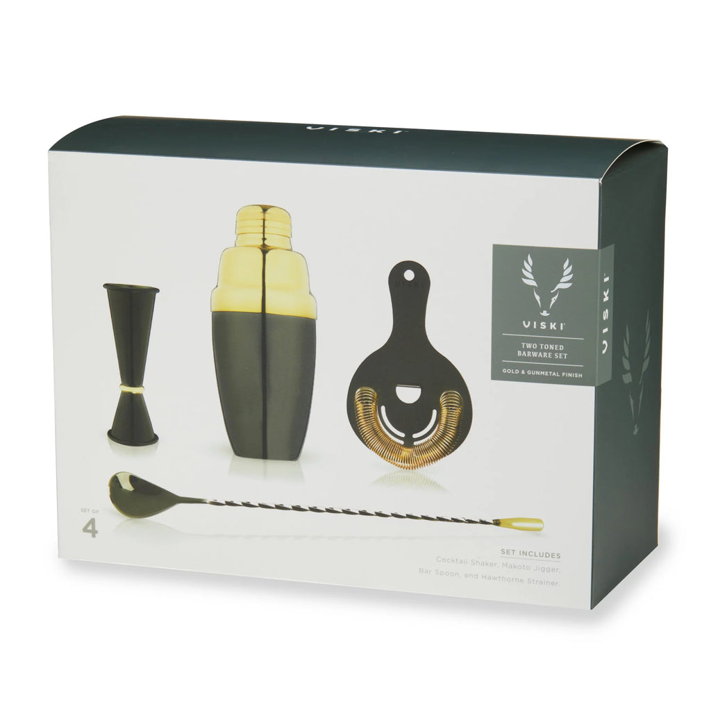 4 Piece Stainless Steel Barware Set T2348