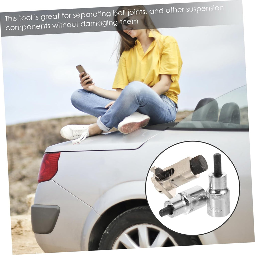3pcs Car Shock Absorber Removal Socket Strut Knuckle Spreader Ball Head Suspension Separator Automotive Tools H417590
