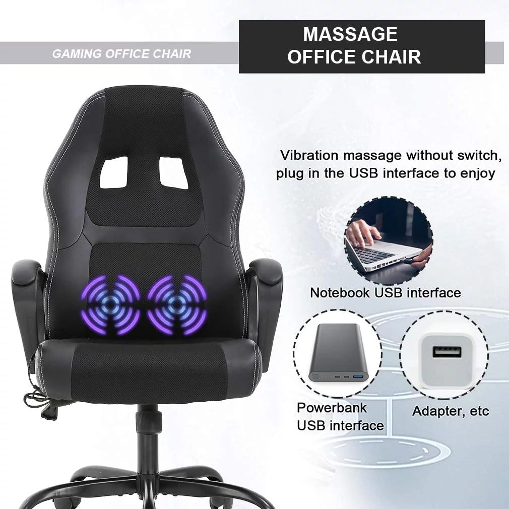 Black Executive Chair with Lumbar Support Z4073