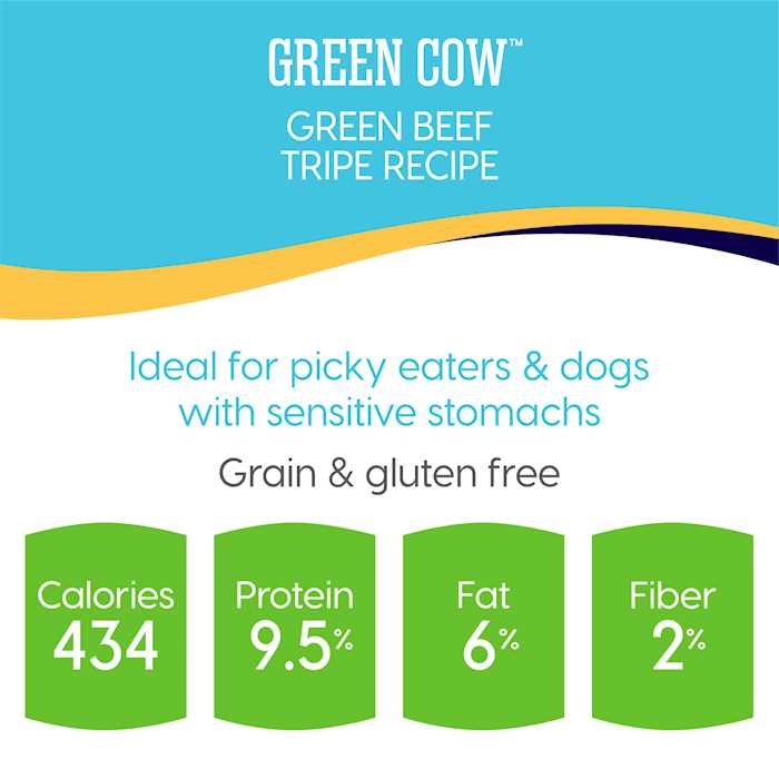 Green Cow Tripe Beef Dog Food V112847