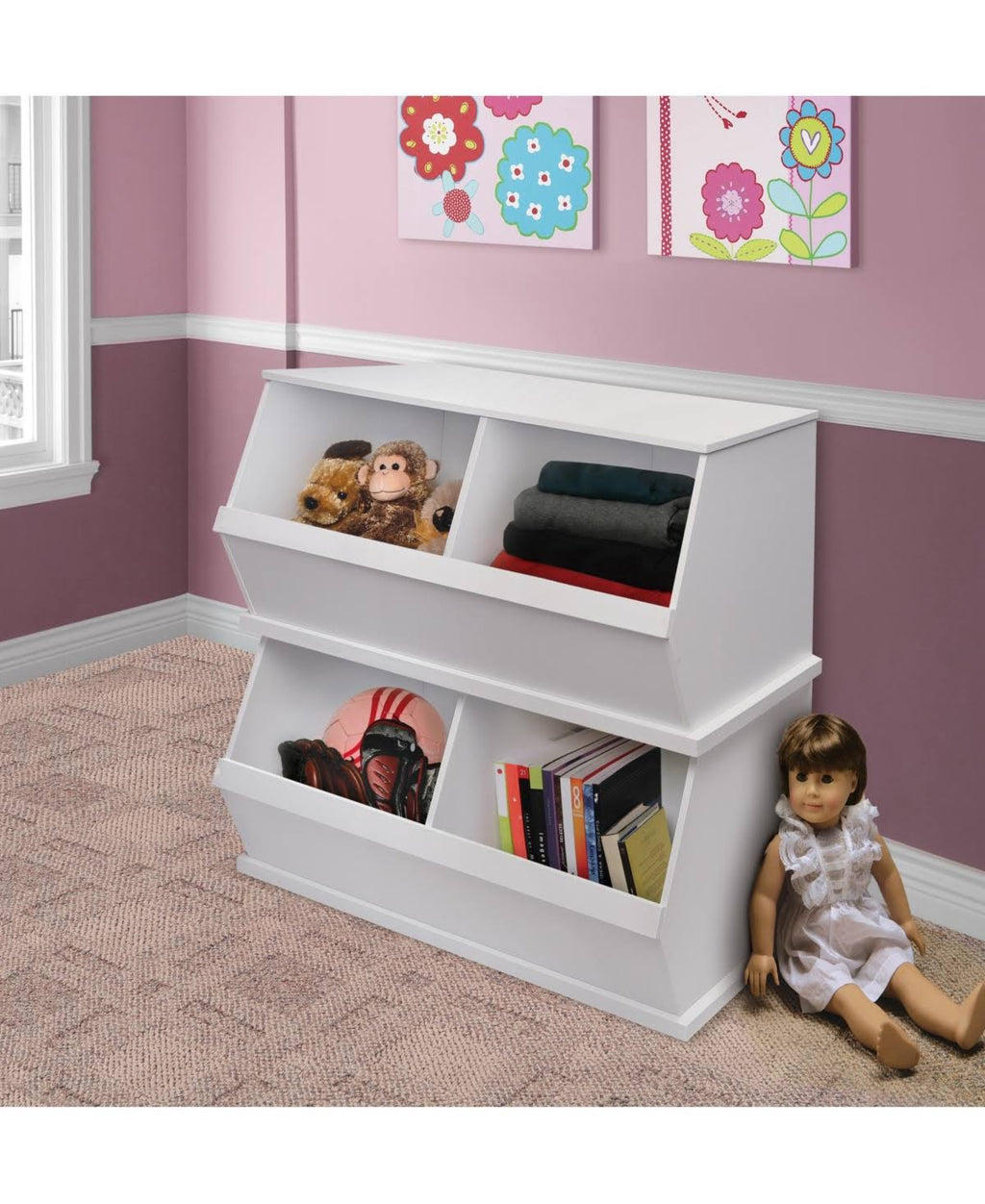 Espresso Two Bin Storage CUBBY E91810