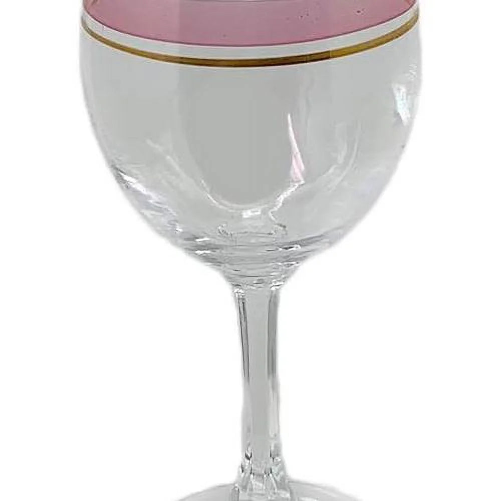 Set Of 6 Wine Glasses 6.75 Oz M994