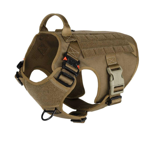 2X Metal Buckle Tactical Dog Harness with Handle I77928
