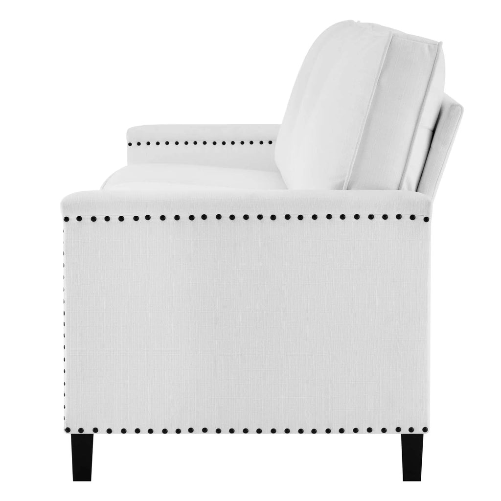 White Fabric Sofa A900