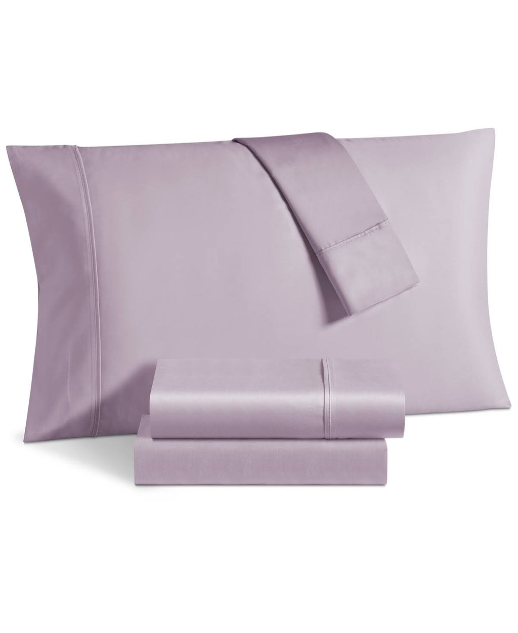 Lilac 6-Pc. Solid California King Sheet Set T632