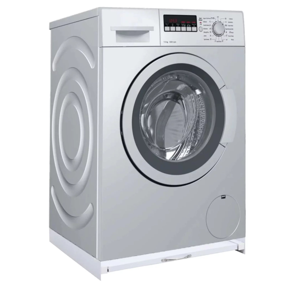 Washing and Drying Machine Pedestal with Drawers White J401734