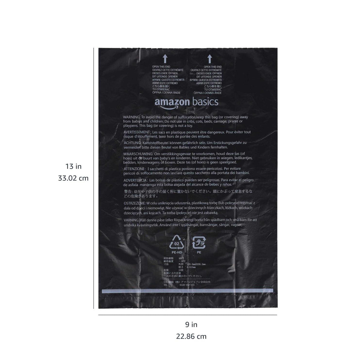 Dog Poop Bags with Dispenser and Leash Clip Unscented Standard P416329