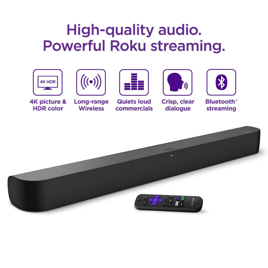 Smart Soundbar with Built-in 4K Streaming Media Player M20356