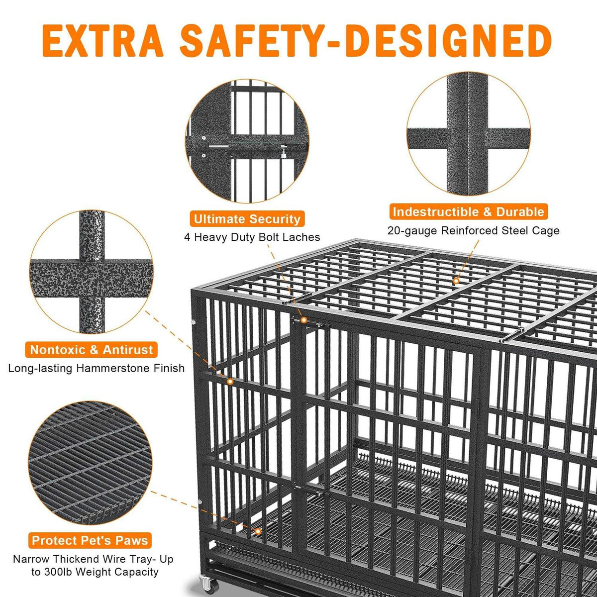 48 inch Heavy Duty Dog Crate M763