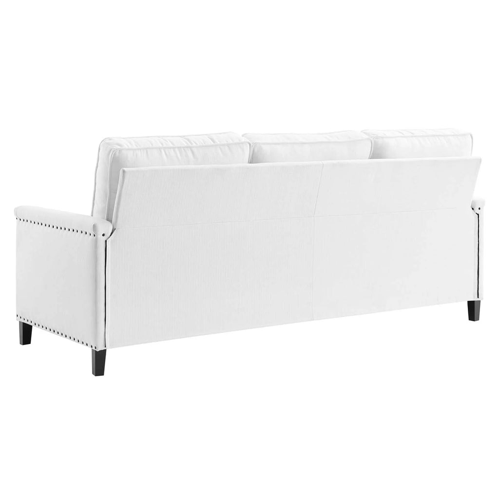 White Fabric Sofa A900