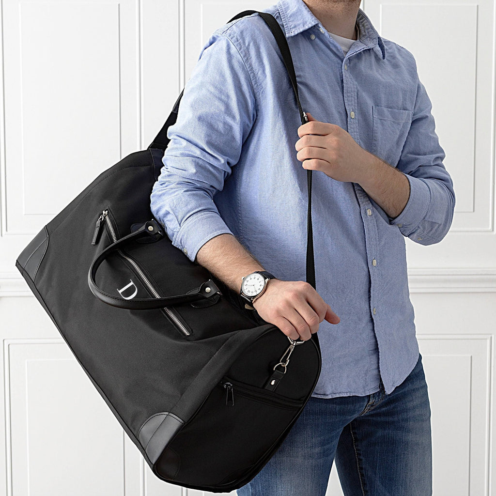 Black Microfiber Convertible Garment Bag U80828