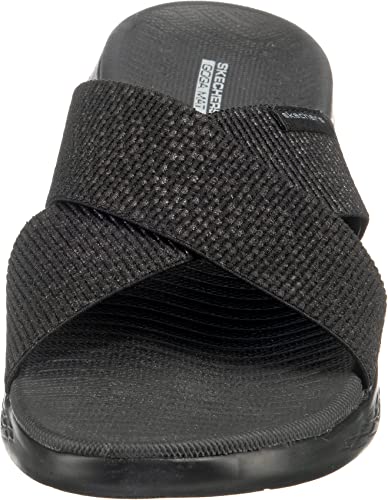 Metallic Mesh Slide Sandal A31175