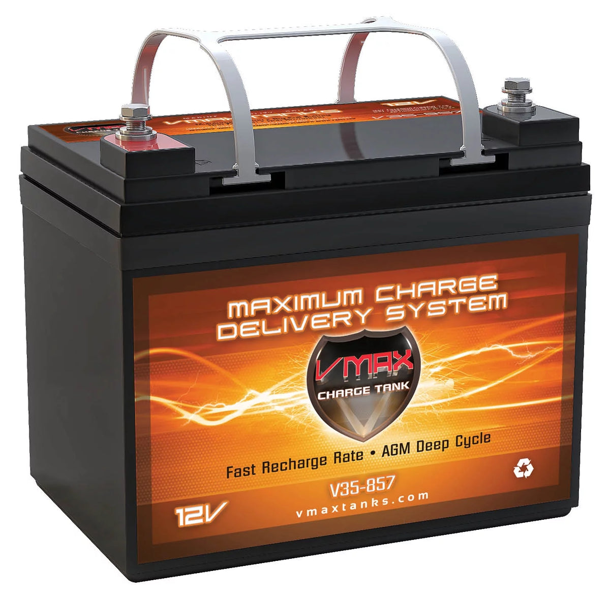 12V 35Ah AGM Deep Cycle Battery G389