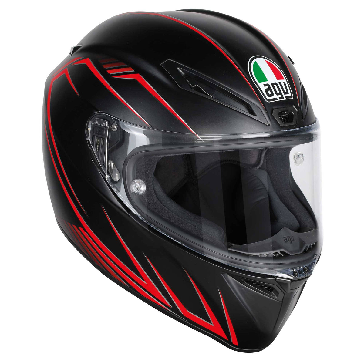 Red Black Motorcycle Helmet B5186