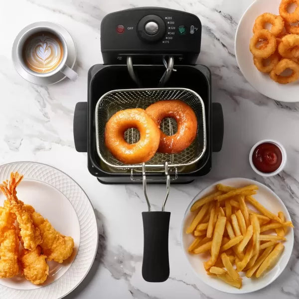 Electric 1.5 Qt. Stainless Steel Deep Fryer S434
