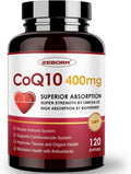 CoQ10 400mg Softgels with PQQ, BioPerine & Omega-3, 120 Servings W259