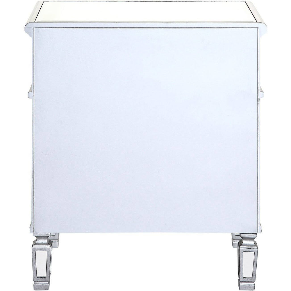Silver 1 Door Cabinet O6526