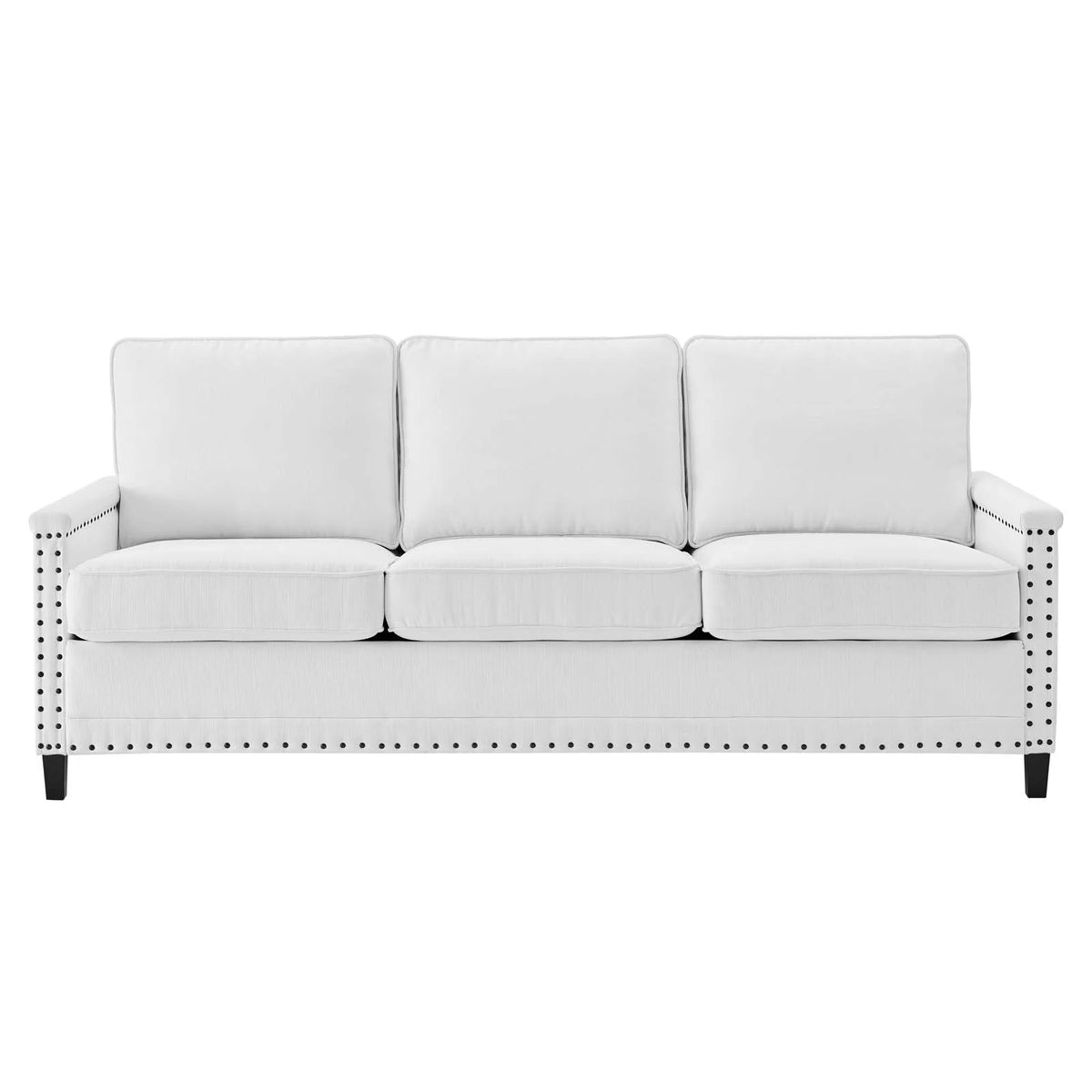 White Fabric Sofa A900