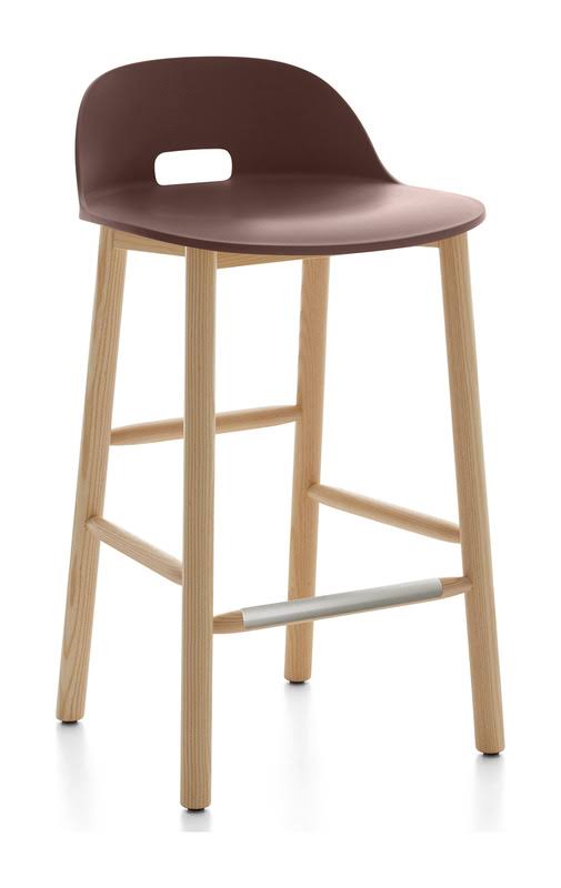 Green Low Back Counter Stool T683
