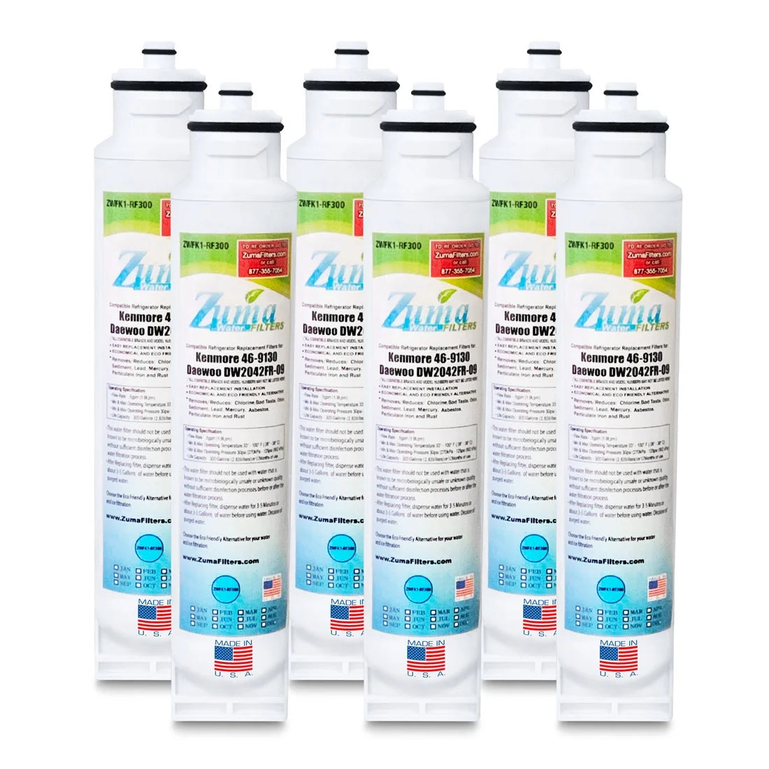 Water and Ice Filter 6 Pack F780