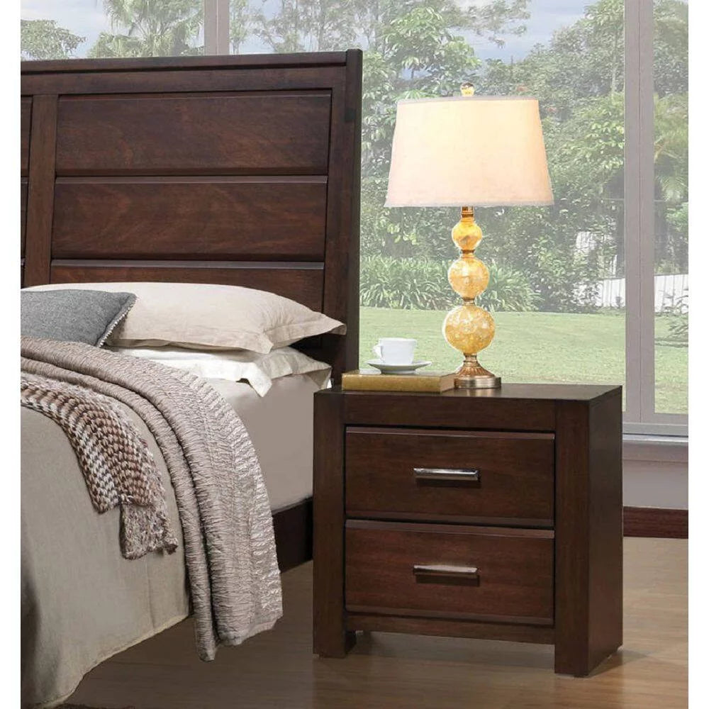 Walnut Nightstand P51640