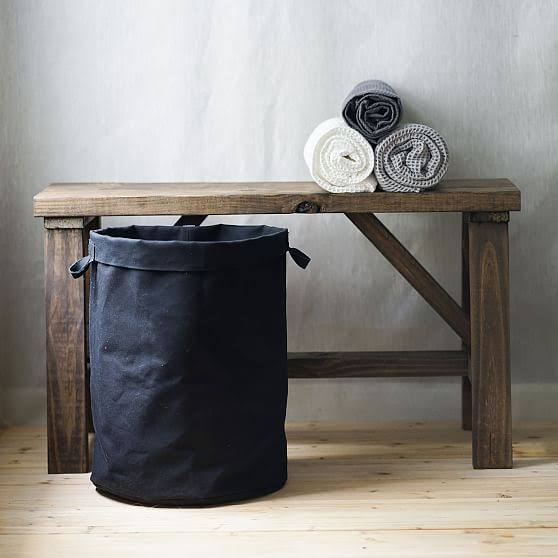 Natural 12oz Cotton Canvas Storage Bin W209