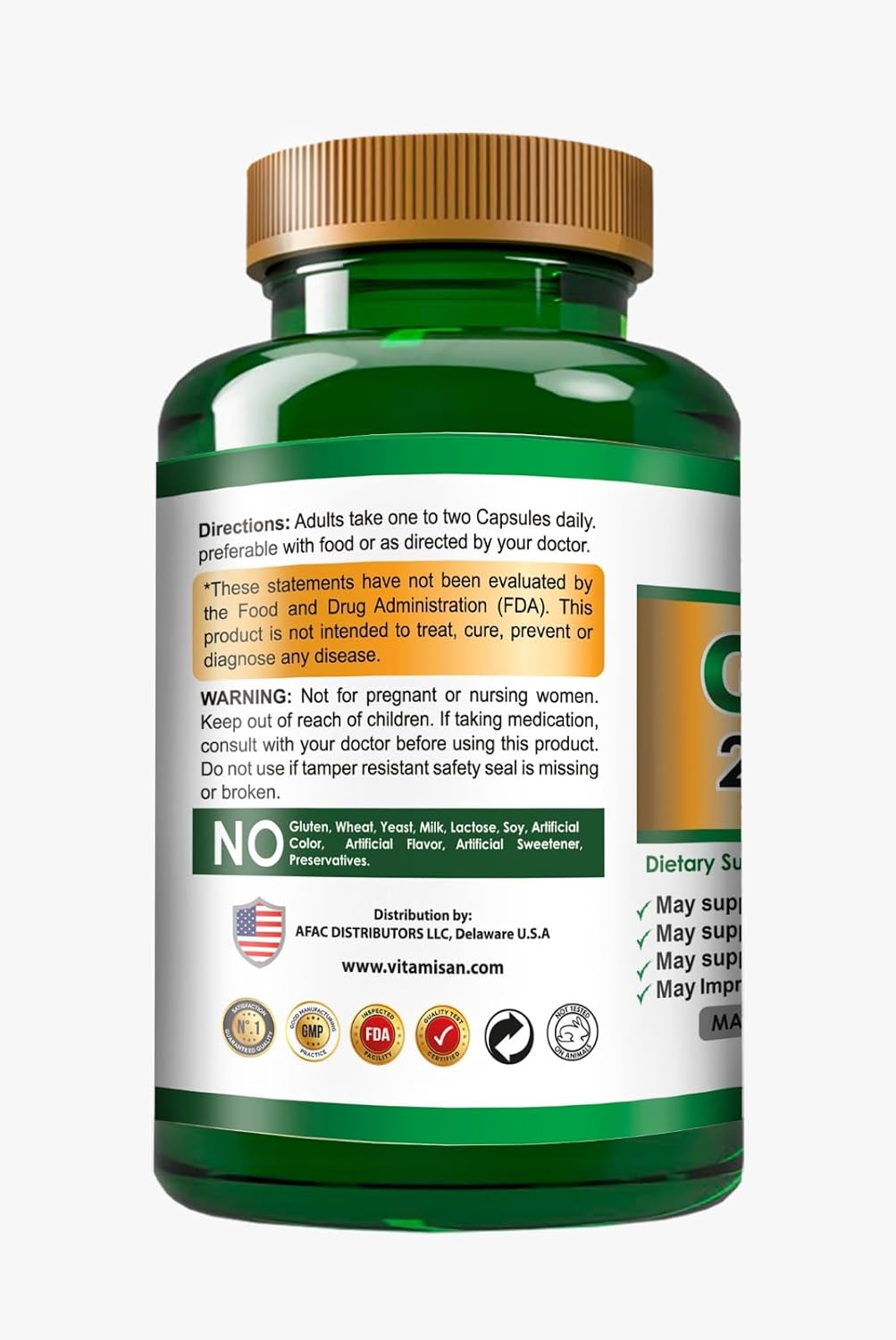 Graviola Soursop 2500 mg Dietary Supplement Leaf & Fruit Extract 120 Capsules T589