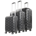 3 pcs Spinner luggage set, Charcoal O681