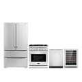 30 Gas Range Refrigerator with Ice Maker Dishwasher and Wine Cooler N83087