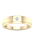 10k Yellow Gold Men's Solitaire Ring I582431