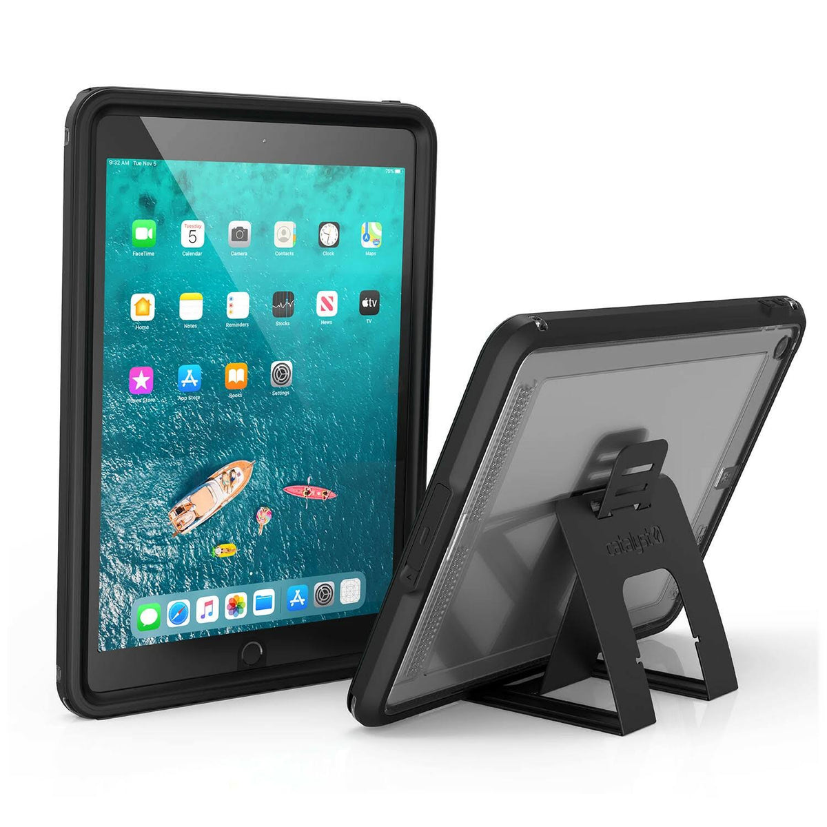 Black Waterproof Case for iPad 10.2in 7th Gen H3345