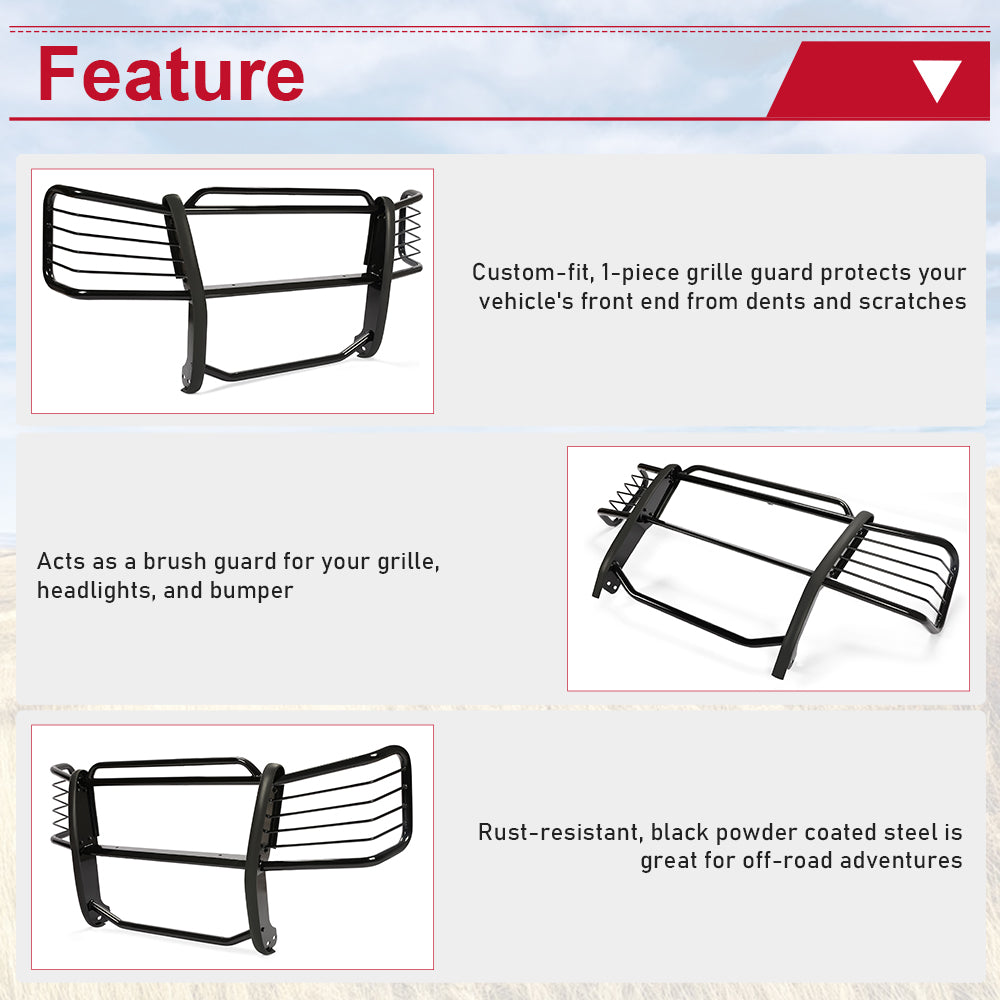 Front Bumper Brush Grill Guard for Chevy Avalanche Tahoe Suburban 1500 F34693