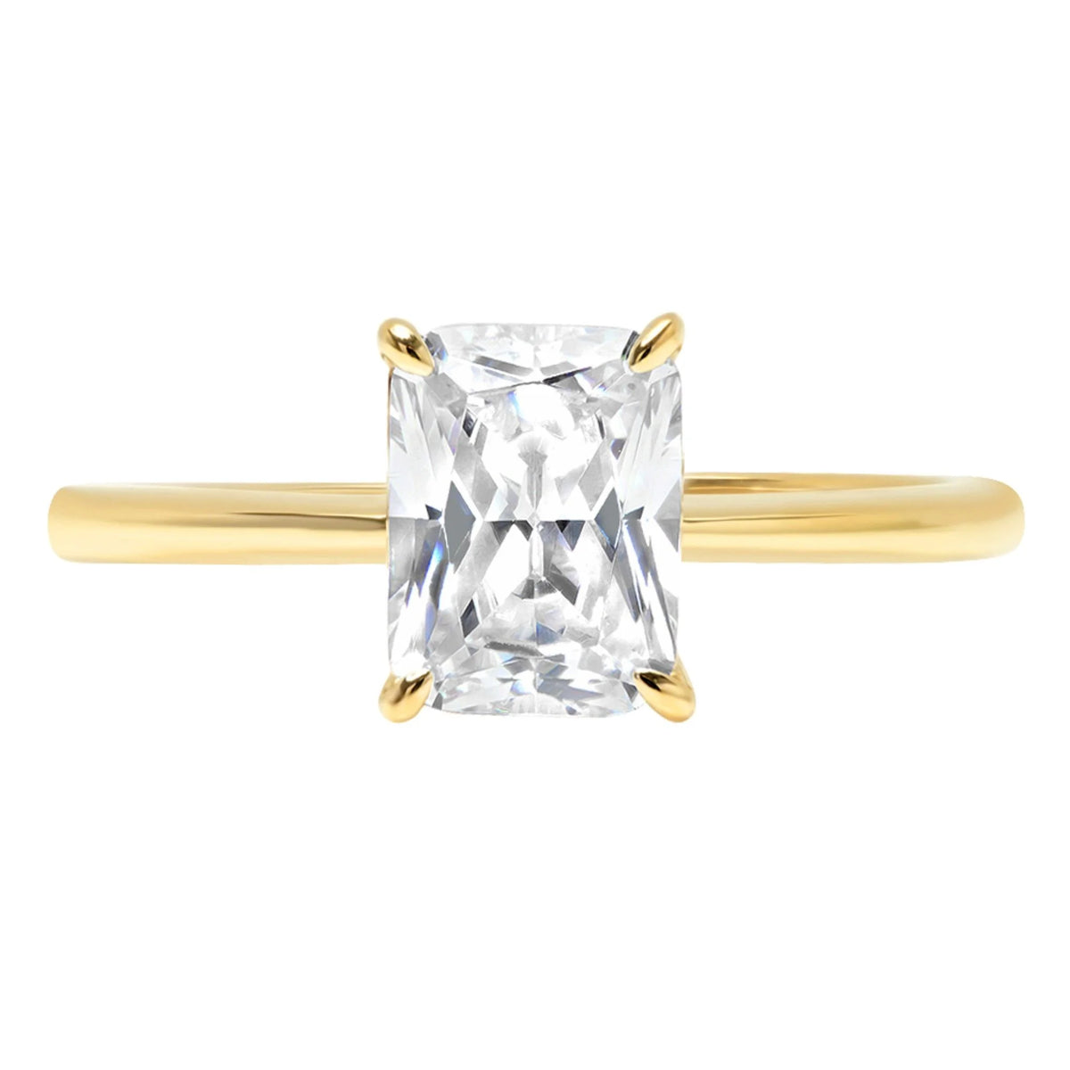 18K Yellow Gold Solitaire Engagement Ring R50833