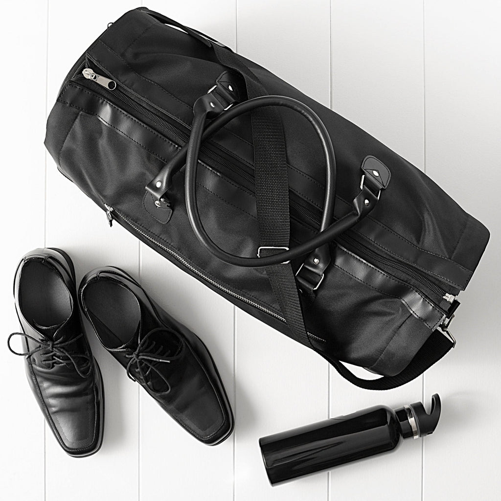 Black Microfiber Convertible Garment Bag U80828