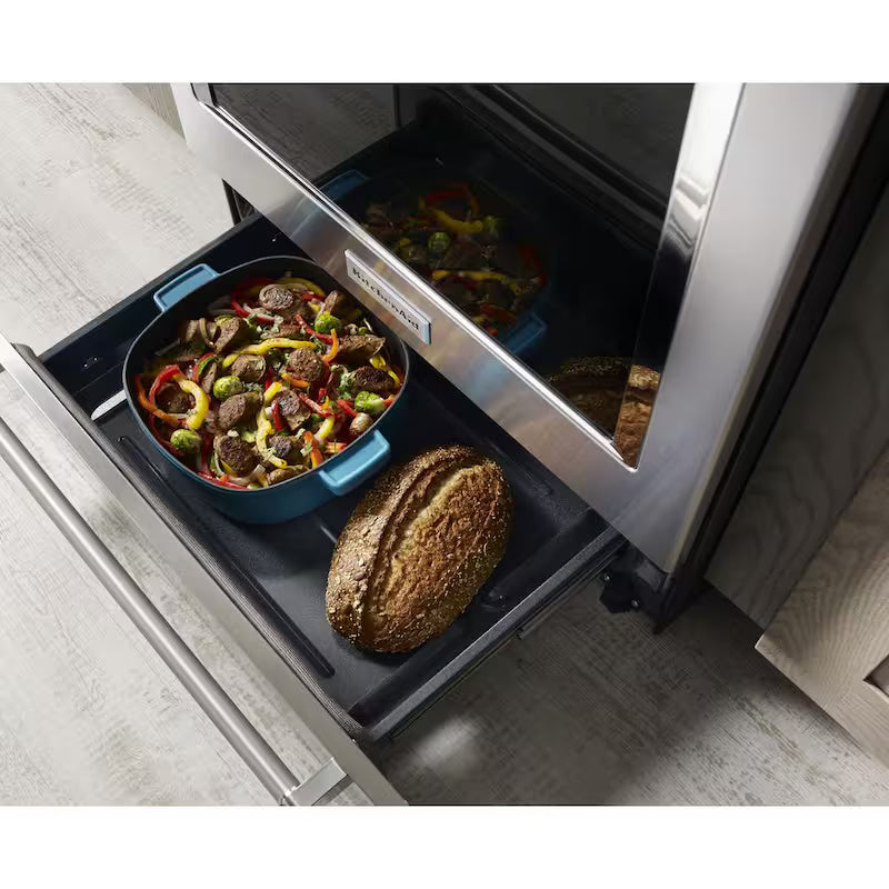 7.1 cu. ft. Slide-In Electric Range with Convection Oven Stainless Steel D843122