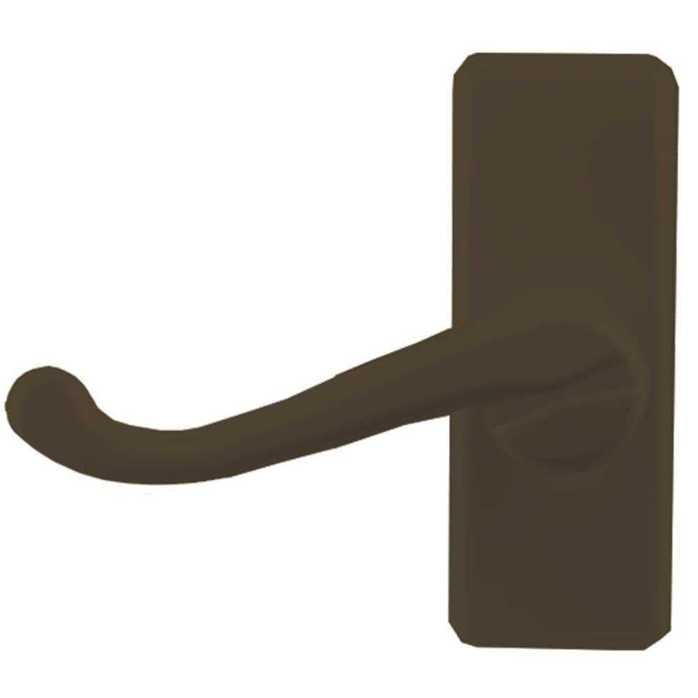 Brown Aluminum Hinged Screen Door O4105